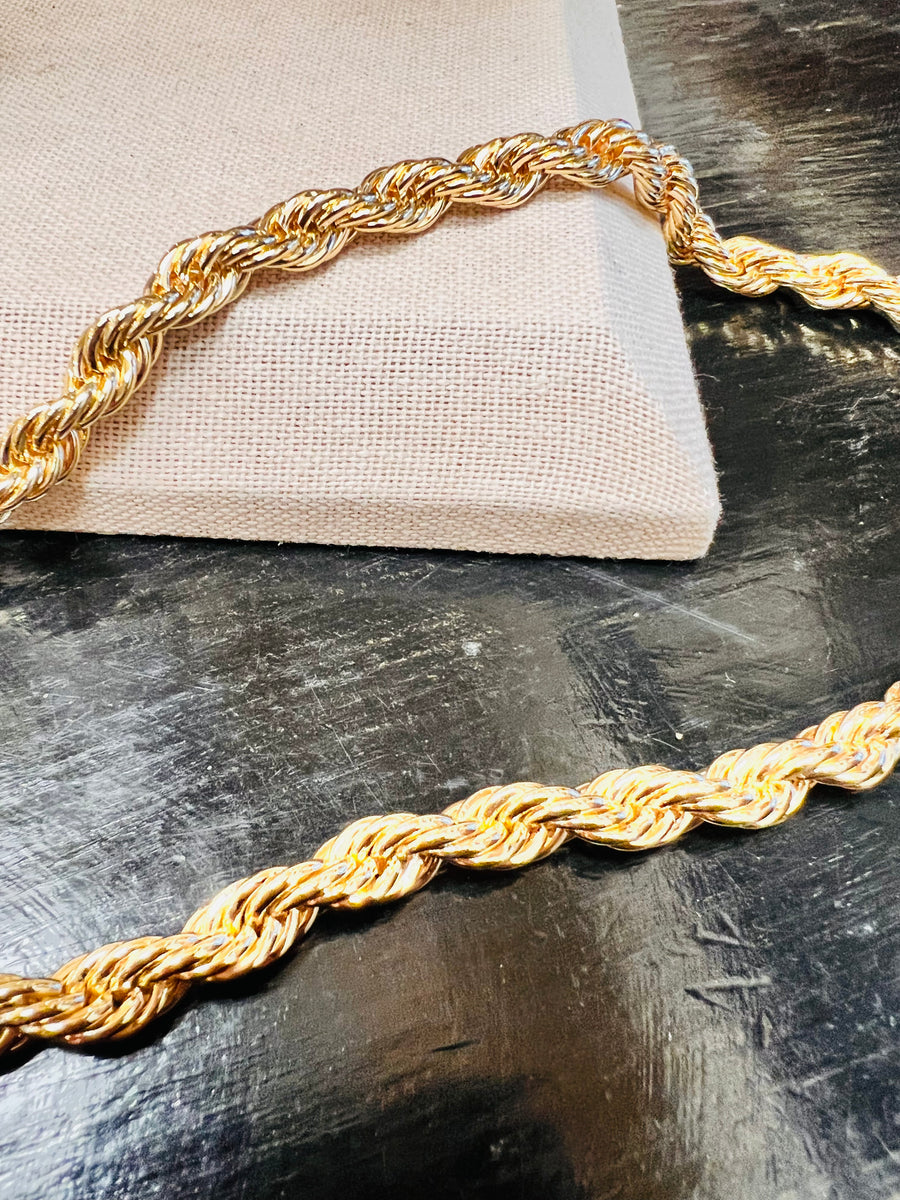 6-7mm Gold Filled Rope Chain – Pretty Ululani