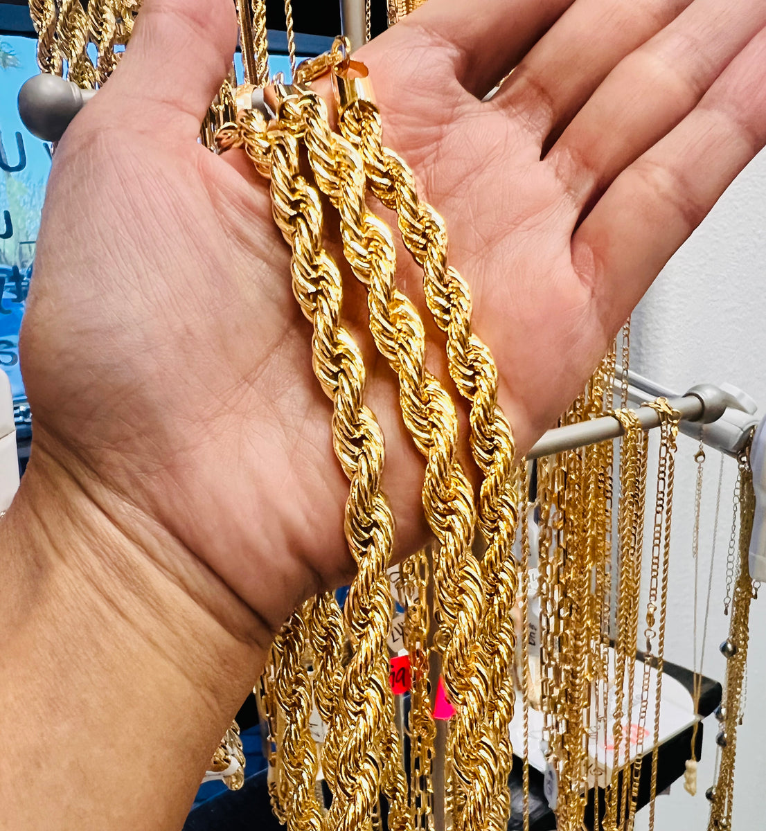 8mm Thick Figaro Gold Filled Chain – Pretty Ululani