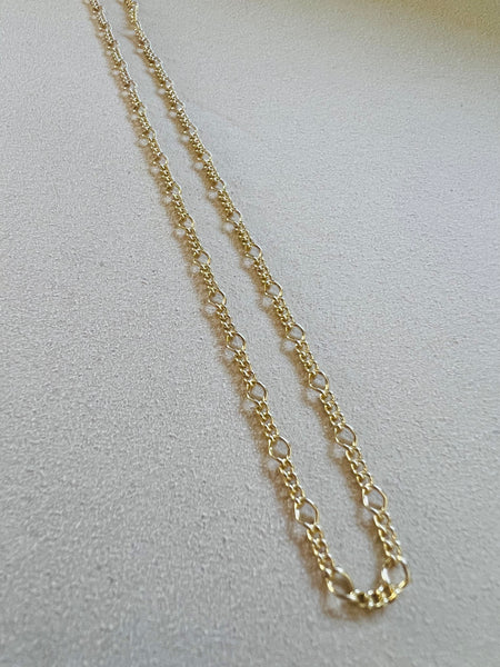 2mm - 3mm Gold Filled Dainty Style Link Necklace