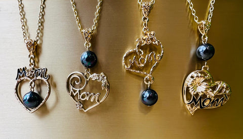 Mom Necklaces with Shell Pearls