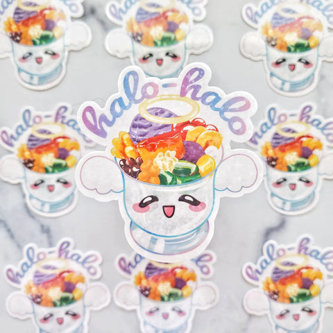 Halo Halo Sticker