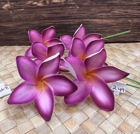 2.25” Purple Plumeria Small Tilt Size