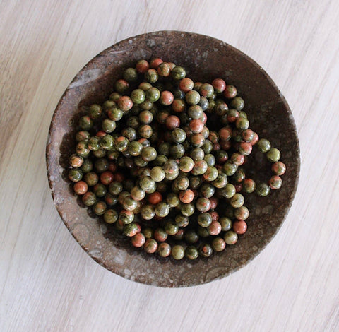 Unakite Jasper Stretchy Bracelets