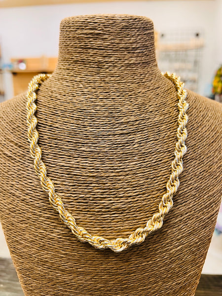 8mm Thick Figaro Gold Filled Chain